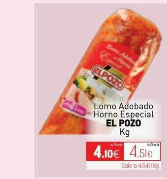 Cuevas Cash Lomo Adobado Horno Especial El Pozo oferta