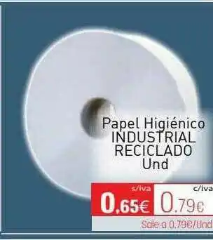 Cuevas Cash Papel Higiénico Industrial Reciclado oferta
