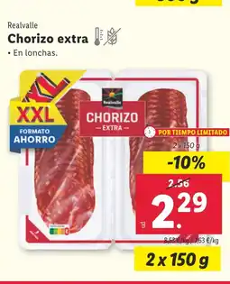 Lidl REALVALLE Chorizo extra oferta