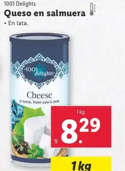 Lidl 1001 DELIGHTS Queso en salmuera oferta