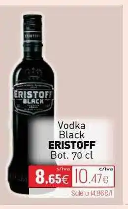 Cuevas Cash Vodka Black Eristoff oferta