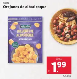 Lidl ALESTO Orejones de albaricoque oferta