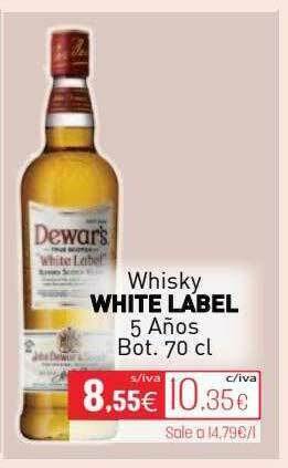 Cuevas Cash Whisky White Label oferta