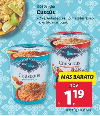 Lidl 1001 DELIGHTS Cuscús oferta