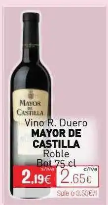 Vino R. Duero Mayor De Castilla