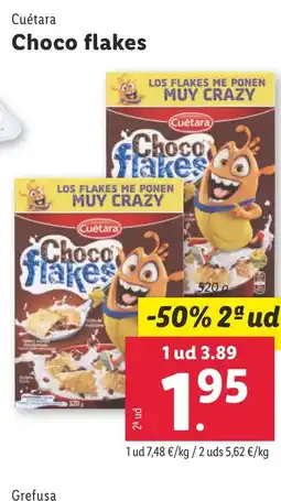 Lidl CUETARA Choco flakes oferta