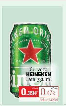 Cuevas Cash Cerveza Heineken oferta