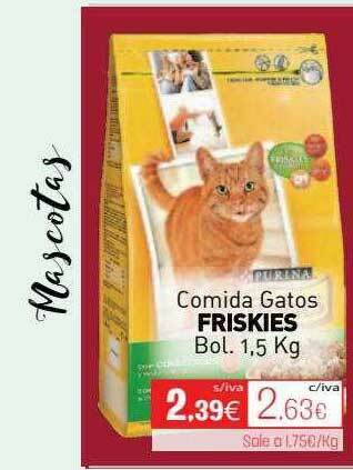 Cuevas Cash Comida Gatos Friskies oferta