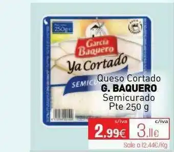 Cuevas Cash Queso Cortado G. Baquero Semicurado oferta