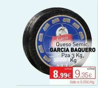 Cuevas Cash Queso Semic. Garcia Baquero oferta