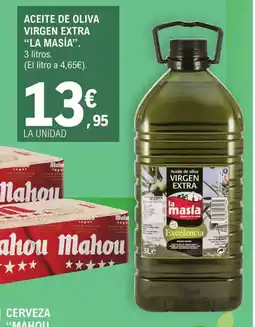 E.Leclerc LA MASÍA Aceite de oliva virgen extra oferta