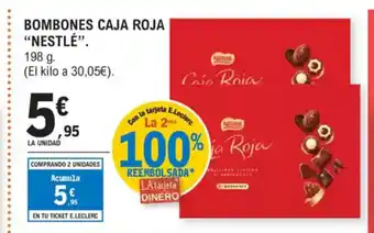 E.Leclerc Bombones caja roja oferta