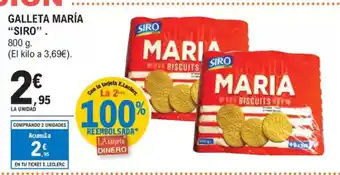 E.Leclerc SIRO Galleta maría oferta