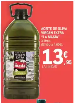 E.Leclerc LA MASIA Aceite de oliva virgen extra oferta