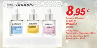 Supermercados Plaza Babaria Estuche Rituales De Serum Unidad oferta