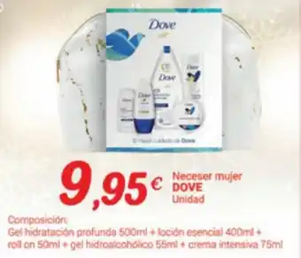 Supermercados Plaza Dove Neceser Mujer Unidad oferta