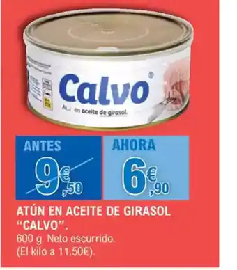 E.Leclerc CALVO Atún en aceite de girasol oferta