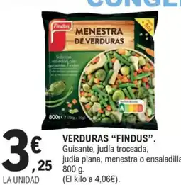 E.Leclerc FINDUS Verduras oferta