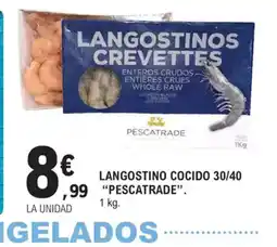 E.Leclerc Langostino cocido 30/40 oferta