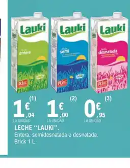 E.Leclerc LAUKI Leche oferta