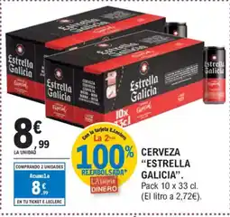 E.Leclerc ESTRELLA GALICIA cerveza oferta