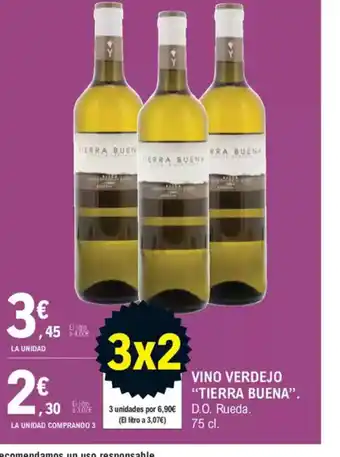 E.Leclerc TIERRA BUENA Vino verdejo oferta