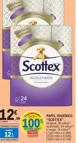 E.Leclerc SCOTTEX Papel higienico oferta