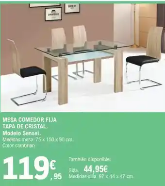 E.Leclerc Mesa comedor fija oferta