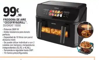 E.Leclerc CECOFRY&GRILL Freidora de aire oferta