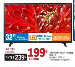 E.Leclerc LG Led 32LQ631C oferta