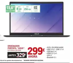 E.Leclerc ASUS Ordenador portátil oferta