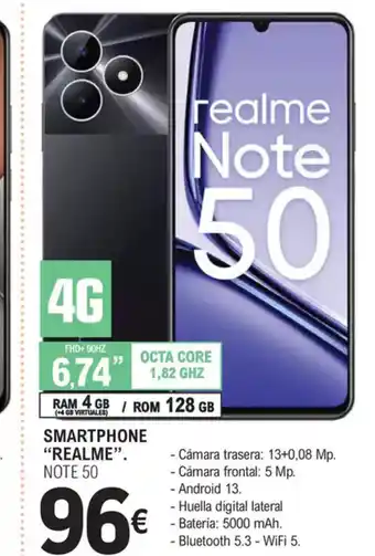 E.Leclerc REALME Smartphone oferta