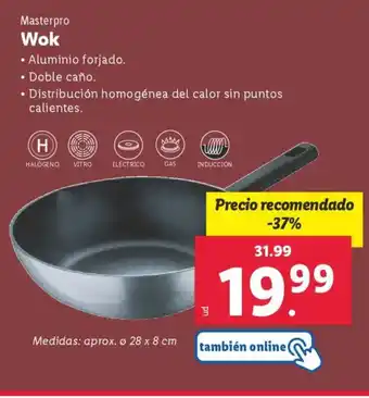 Lidl Masterpro Wok oferta