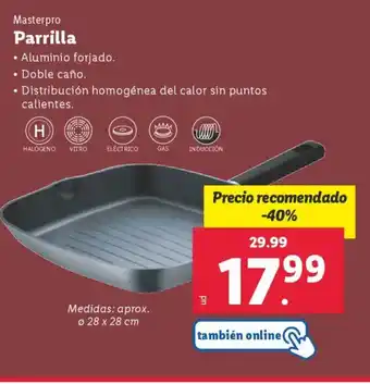 Lidl Masterpro Parrilla oferta