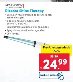 Lidl REMINGTON Rizador Shine Therapy oferta