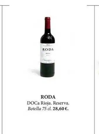 El Corte Inglés Roda Doca Rioja Reserva oferta