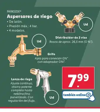 Lidl PARKSIDE Aspersores de riego oferta