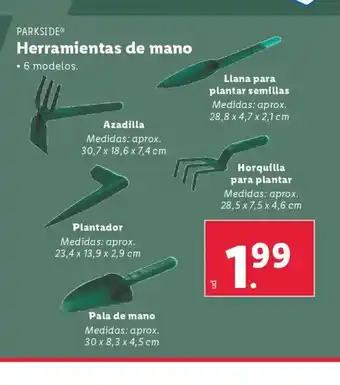 Lidl PARKSIDE Herramientas de mano oferta