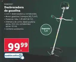 Lidl PARKSIDE Desbrozadora de gasolina oferta