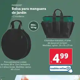 Lidl PARKSIDE Bolsa para manguera de jardín oferta