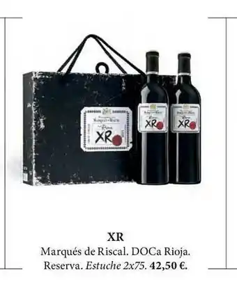 El Corte Inglés Xr Marqués De Riscal Doca Rioja Reserva oferta