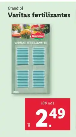 Lidl GRANDIOL Varitas fertilizantes oferta