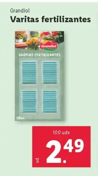 Lidl GRANDIOL Varitas fertilizantes oferta