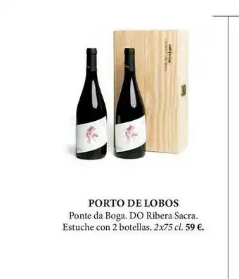 El Corte Inglés Porto De Lobos Ponte Da Boga Do Ribera Sacra oferta