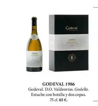 El Corte Inglés Godeval 1986 Godeval D.o. Valdeorras Godello oferta