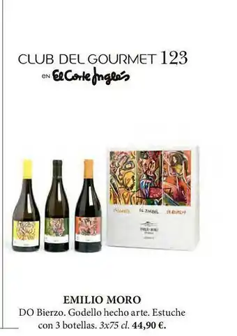 El Corte Inglés Emilio Moro Do Bierzo Godello Hecho Arte oferta