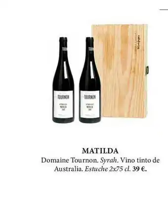 El Corte Inglés Matilda Domaine Tournon Syrah Vino Tinto De Australia oferta