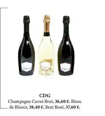 El Corte Inglés Cdg Champagne Cuvée Brut Blanc De Blancs Brut Rosé oferta