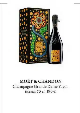 El Corte Inglés Moët & Chandon Champagne Grande Damme Yayoi oferta