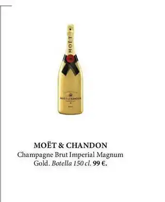 El Corte Inglés Moët & Chandon Champagne Brut Imperial Magnum Gold oferta